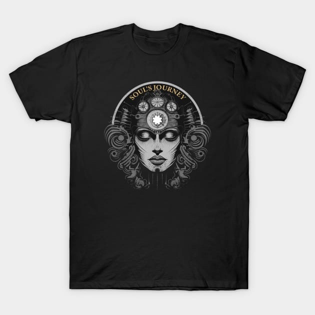 Third Eye Awaken Souls Deep Thoughts Soul Meditation T-Shirt by LS92